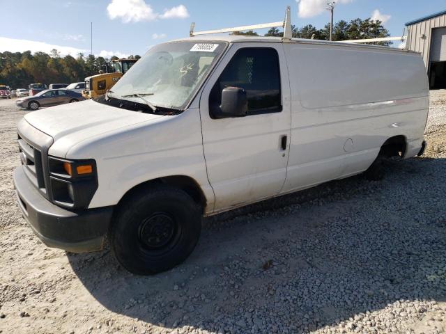 1FTNE14W89DA89768 - 2009 FORD ECONOLINE E150 VAN WHITE photo 1