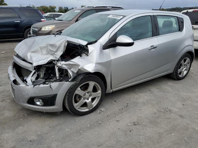 1G1JE6SB2E4220515 - 2014 CHEVROLET SONIC LTZ SILVER photo 1