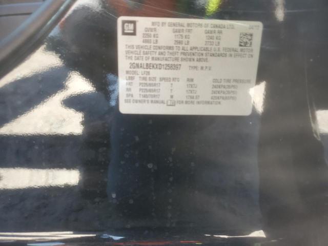 2GNALBEKXD1258397 - 2013 CHEVROLET EQUINOX LS შავი ფოტო 14