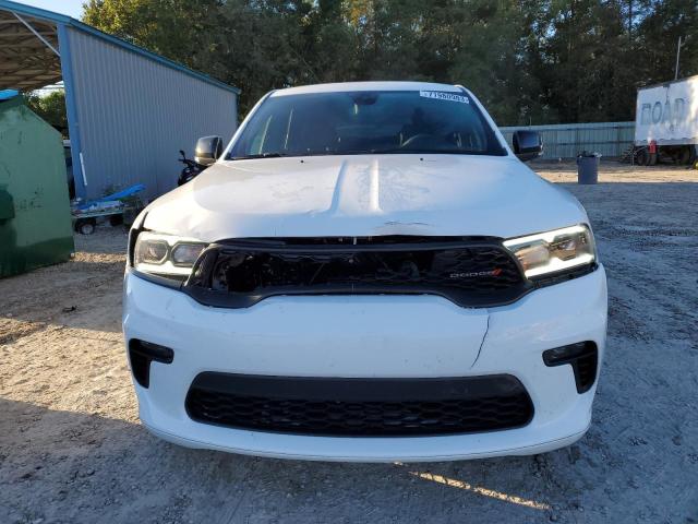 1C4RDJDG8MC805127 - 2021 DODGE DURANGO GT WHITE photo 5