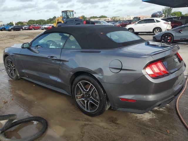 1FATP8UH9N5119463 - 2022 FORD MUSTANG GRAY photo 2