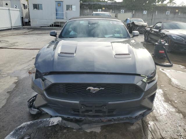 1FATP8UH9N5119463 - 2022 FORD MUSTANG GRAY photo 5