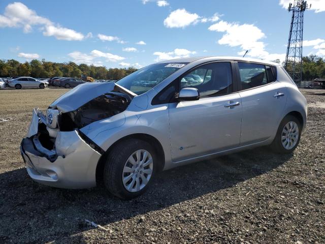 1N4AZ0CP0DC419608 - 2013 NISSAN LEAF S SILVER photo 1