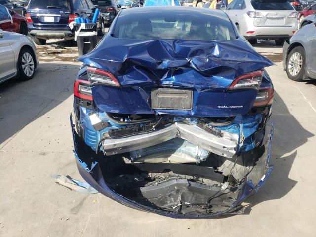 5YJ3E1EB0NF190471 - 2022 TESLA MODEL 3 BLUE photo 6