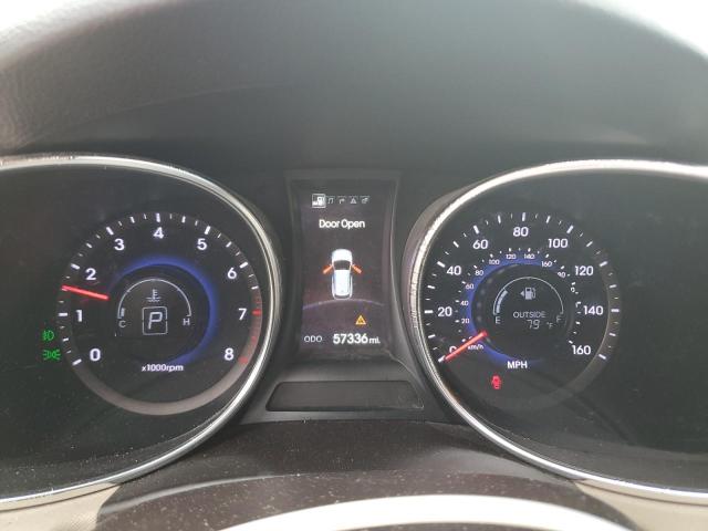5XYZU3LB9DG090579 - 2013 HYUNDAI SANTA FE S GRAY photo 9