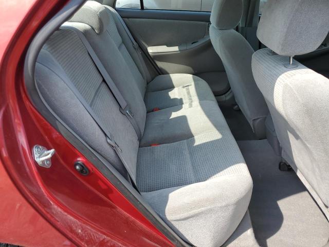 2T1BR32E65C891434 - 2005 TOYOTA COROLLA CE أحمر صورة 10