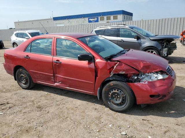 2T1BR32E65C891434 - 2005 TOYOTA COROLLA CE أحمر صورة 4