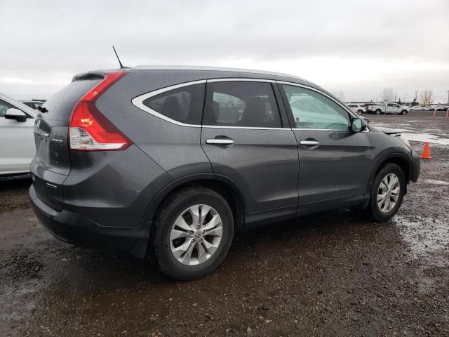 2HKRM4H98DH105495 - 2013 HONDA CR-V TOURING GRAY photo 3