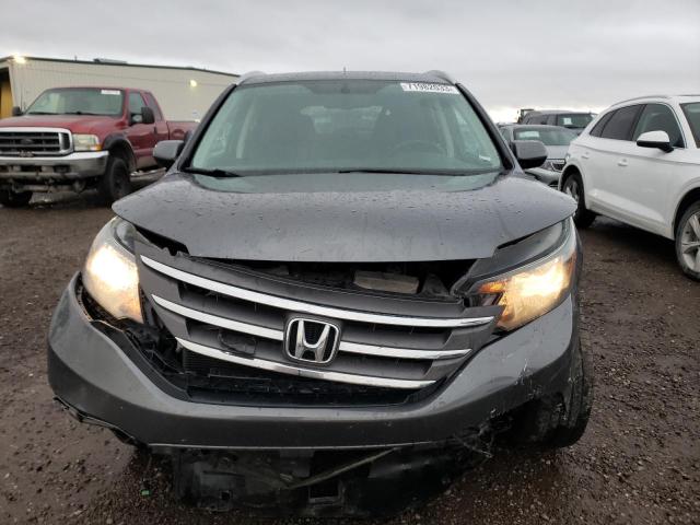 2HKRM4H98DH105495 - 2013 HONDA CR-V TOURING GRAY photo 5