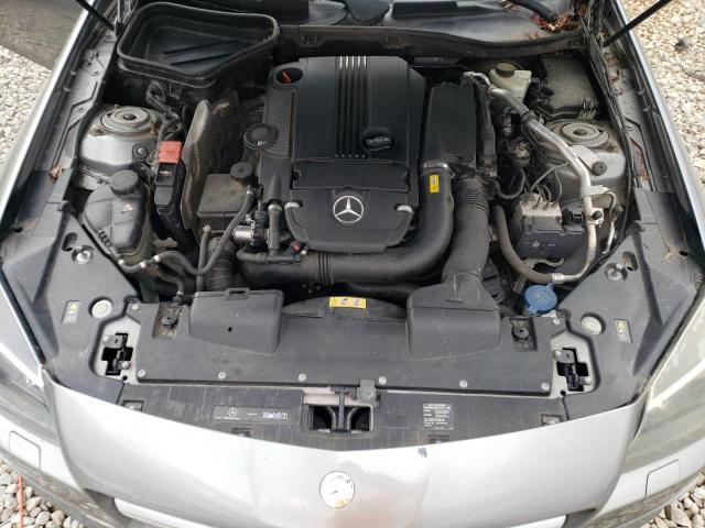 WDDPK4HA2CF034736 - 2012 MERCEDES-BENZ SLK 250 GRAY photo 11