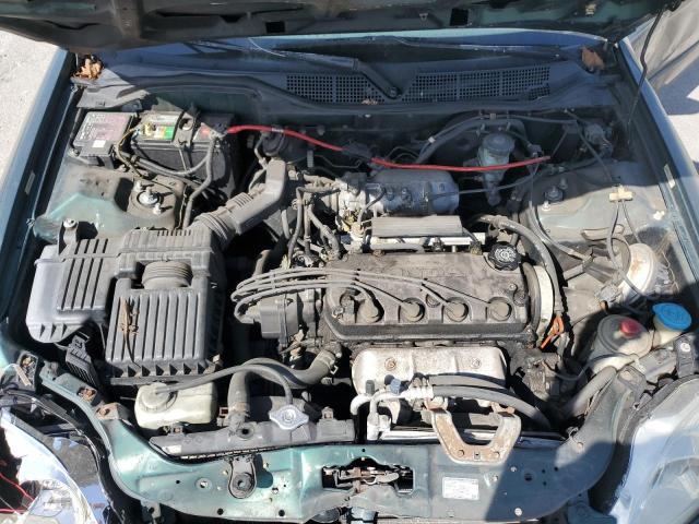 1HGEJ8244YL093599 - 2000 HONDA CIVIC EX GREEN photo 11