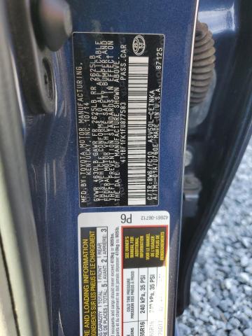 4T1BF1FK1FU877583 - 2015 TOYOTA CAMRY LE BLUE photo 12