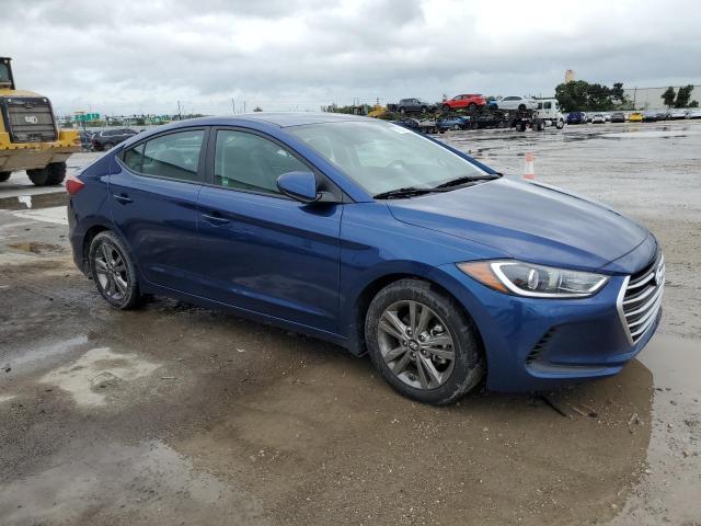 5NPD84LF5HH174923 - 2017 HYUNDAI ELANTRA SE BLUE photo 4