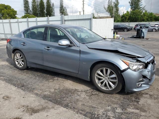 JN1EV7APXHM731442 - 2017 INFINITI Q50 PREMIUM BLUE photo 4