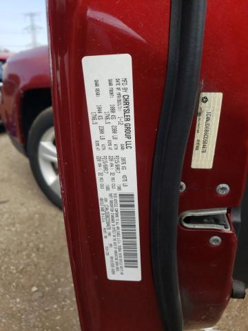 1C4NJDEB6CD584678 - 2012 JEEP COMPASS LATITUDE RED photo 12