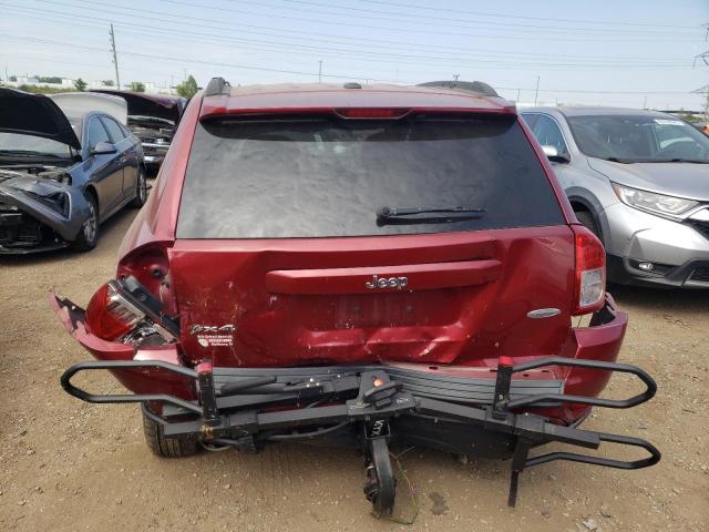 1C4NJDEB6CD584678 - 2012 JEEP COMPASS LATITUDE RED photo 6