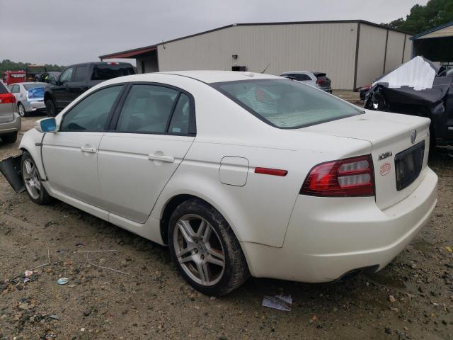 19UUA66207A023035 - 2007 ACURA TL WHITE photo 2