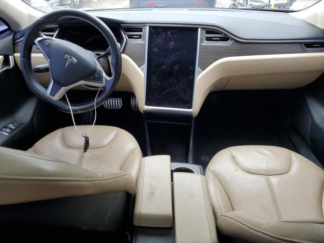 5YJSA1H18EFP49002 - 2014 TESLA MODEL S 绿色 照片 8