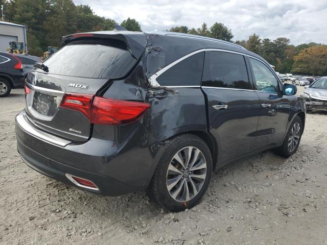 5FRYD4H43GB006133 - 2016 ACURA MDX TECHNOLOGY GRAY photo 3