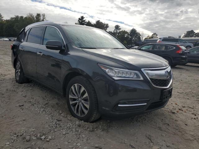 5FRYD4H43GB006133 - 2016 ACURA MDX TECHNOLOGY GRAY photo 4