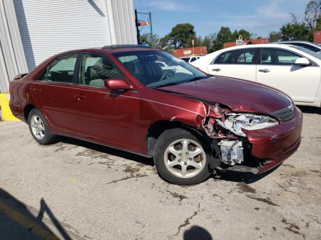 JTDBE32K020075407 - 2002 TOYOTA CAMRY LE MAROON photo 4