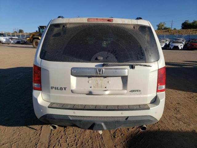 5FNYF4H90DB022132 - 2013 HONDA PILOT TOURING WHITE photo 6