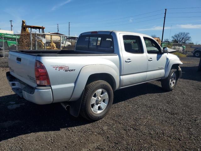 5TEJU62NX8Z521744 - 2008 TOYOTA TACOMA DOUBLE CAB PRERUNNER SILVER photo 3