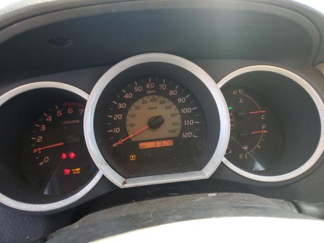 5TEJU62NX8Z521744 - 2008 TOYOTA TACOMA DOUBLE CAB PRERUNNER SILVER photo 9