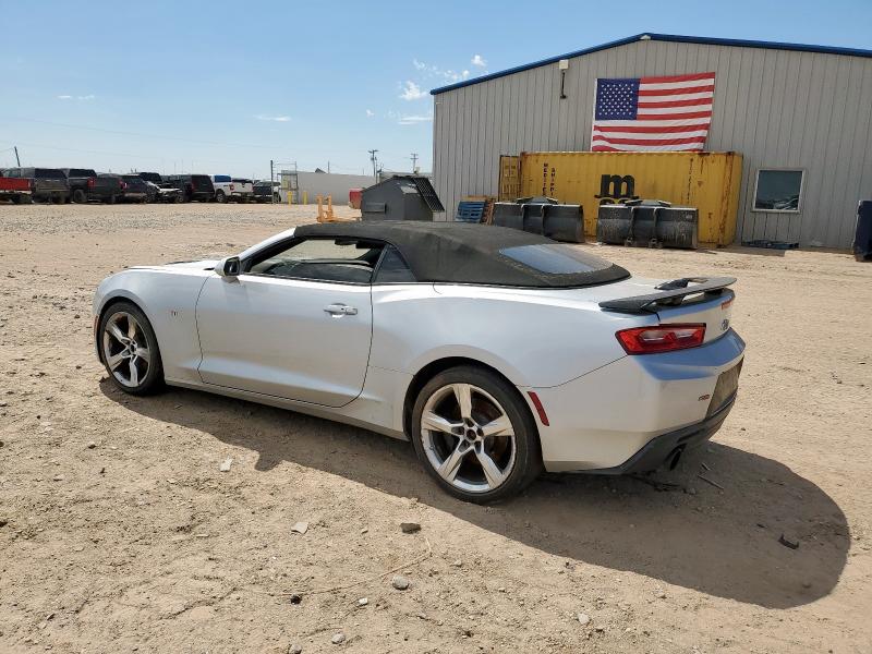 1G1FF3D74H0205035 - 2017 CHEVROLET CAMARO SS SILVER photo 2