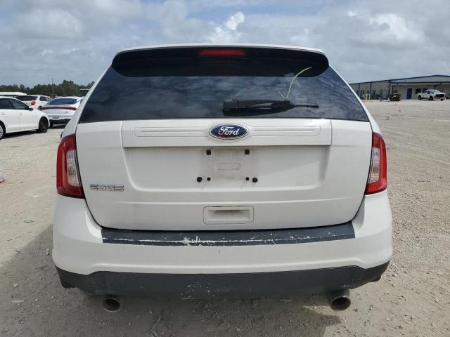 2FMDK3GC3DBE31056 - 2013 FORD EDGE SE WHITE photo 6