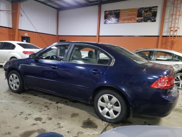 KNAGE123785205775 - 2008 KIA MAGENTIS LX BLUE photo 2