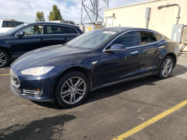 5YJSA1AC2DFP10450 - 2013 TESLA MODEL S Կապույտ լուսանկար 1