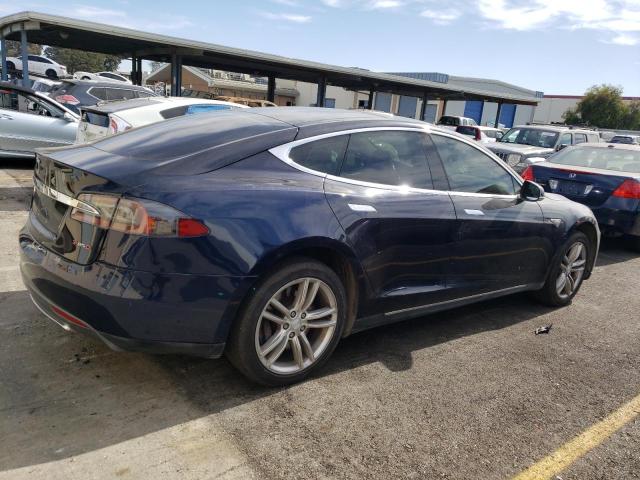 5YJSA1AC2DFP10450 - 2013 TESLA MODEL S Կապույտ լուսանկար 3
