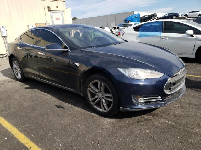 5YJSA1AC2DFP10450 - 2013 TESLA MODEL S Կապույտ լուսանկար 4
