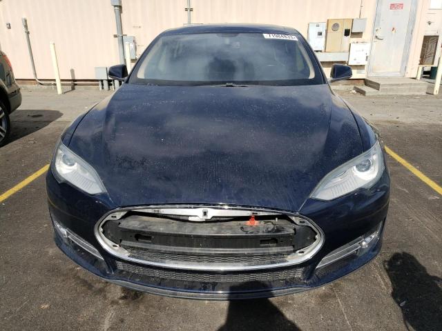5YJSA1AC2DFP10450 - 2013 TESLA MODEL S Կապույտ լուսանկար 5
