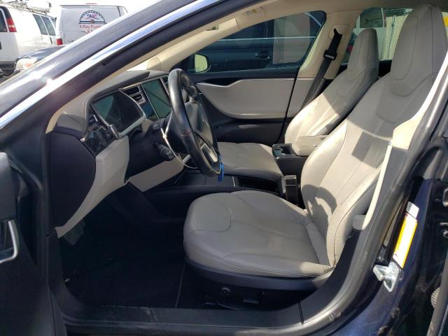 5YJSA1AC2DFP10450 - 2013 TESLA MODEL S Կապույտ լուսանկար 7