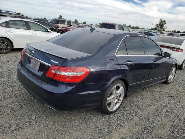 WDDHF9BB9DA672133 - 2013 MERCEDES-BENZ E 550 4MATIC BLUE photo 3