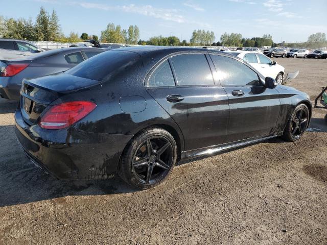 55SWF4KBXFU089101 - 2015 MERCEDES-BENZ C 300 4MATIC BLACK photo 3