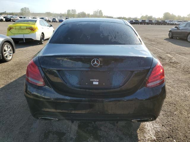 55SWF4KBXFU089101 - 2015 MERCEDES-BENZ C 300 4MATIC BLACK photo 6