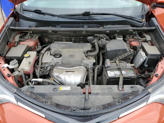 2T3RFREV8GW481913 - 2016 TOYOTA RAV4 XLE ORANGE photo 12