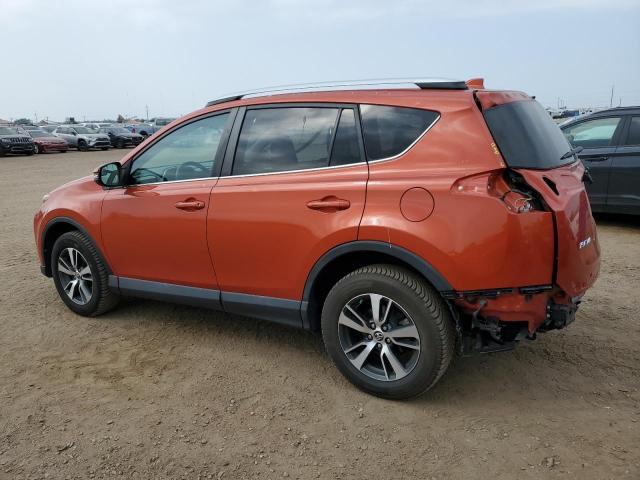 2T3RFREV8GW481913 - 2016 TOYOTA RAV4 XLE ORANGE photo 2