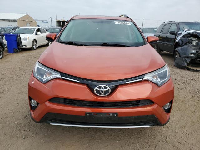 2T3RFREV8GW481913 - 2016 TOYOTA RAV4 XLE ORANGE photo 5