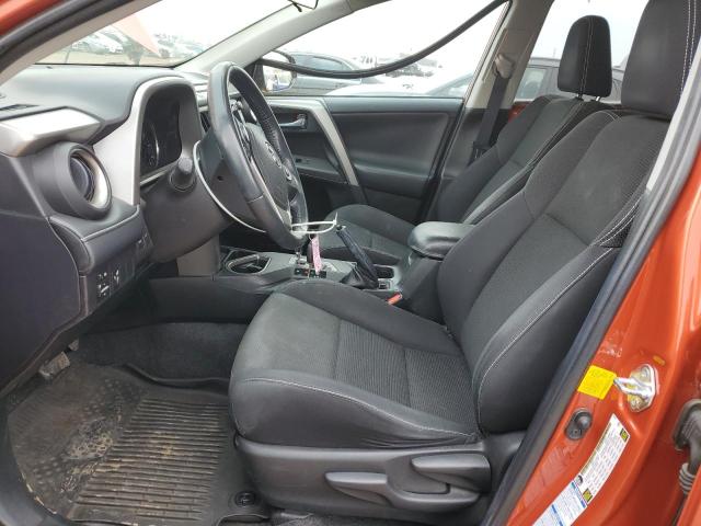2T3RFREV8GW481913 - 2016 TOYOTA RAV4 XLE ORANGE photo 7