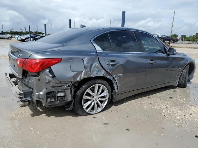 JN1BV7AP6FM354382 - 2015 INFINITI Q50 BASE GRAY photo 3