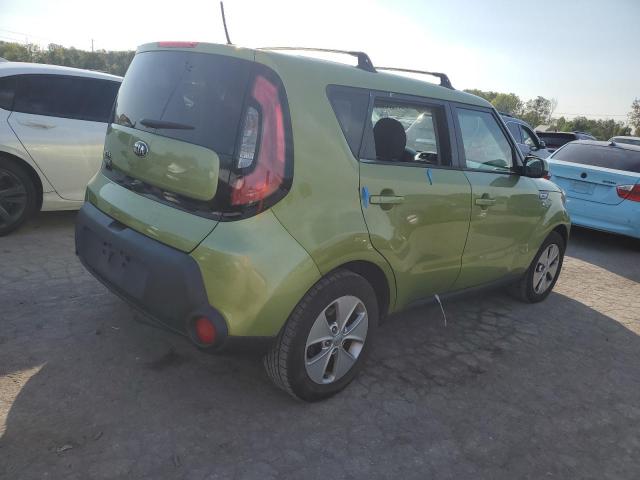 KNDJN2A28F7806489 - 2015 KIA SOUL GREEN photo 3