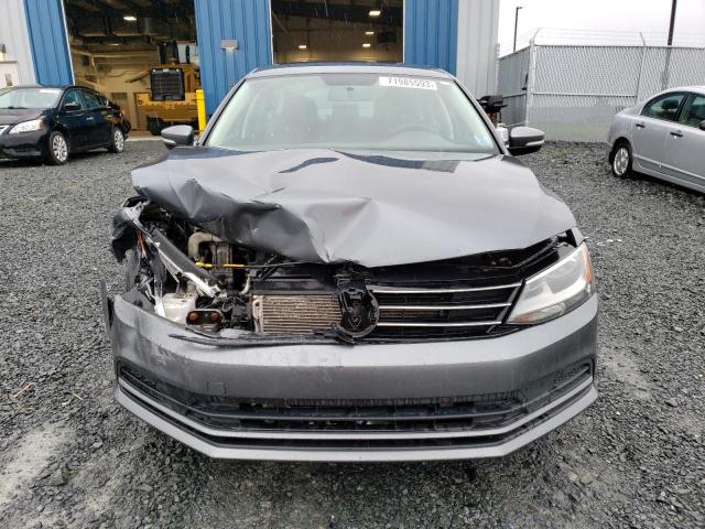 3VW1K7AJ8FM339266 - 2015 VOLKSWAGEN JETTA BASE GRAY photo 5