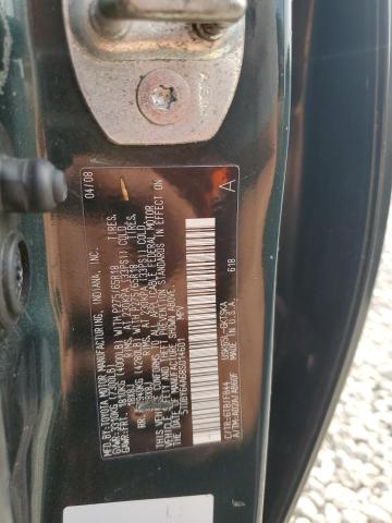 5TDBY64A68S014601 - 2008 TOYOTA SEQUOIA SR5 绿色 照片 13
