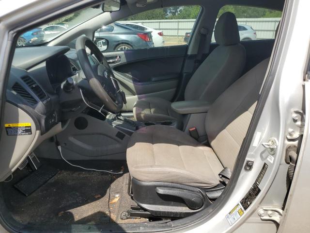 KNAFX4A64F5370523 - 2015 KIA FORTE LX SILVER photo 7