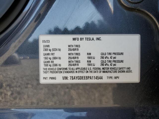 7SAYGDEE8PA114544 - 2023 TESLA MODEL Y ნაცრისფერი ფოტო 14