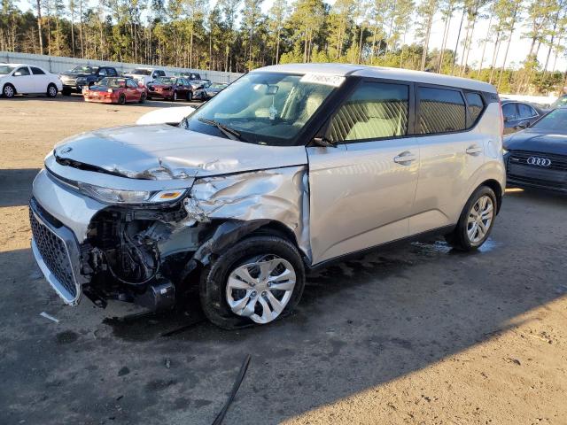 KNDJ23AU7L7090082 - 2020 KIA SOUL LX SILVER photo 1